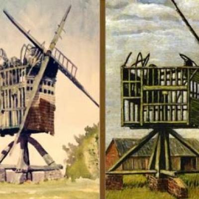 Attractive Illustration Of The Windmill